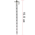 Ultralight Carbon Fiber Tent Peg, Titanium Alloy, Composite Material, Tent Nail, New Invention, 5G, 5.9in, 15.0cm
