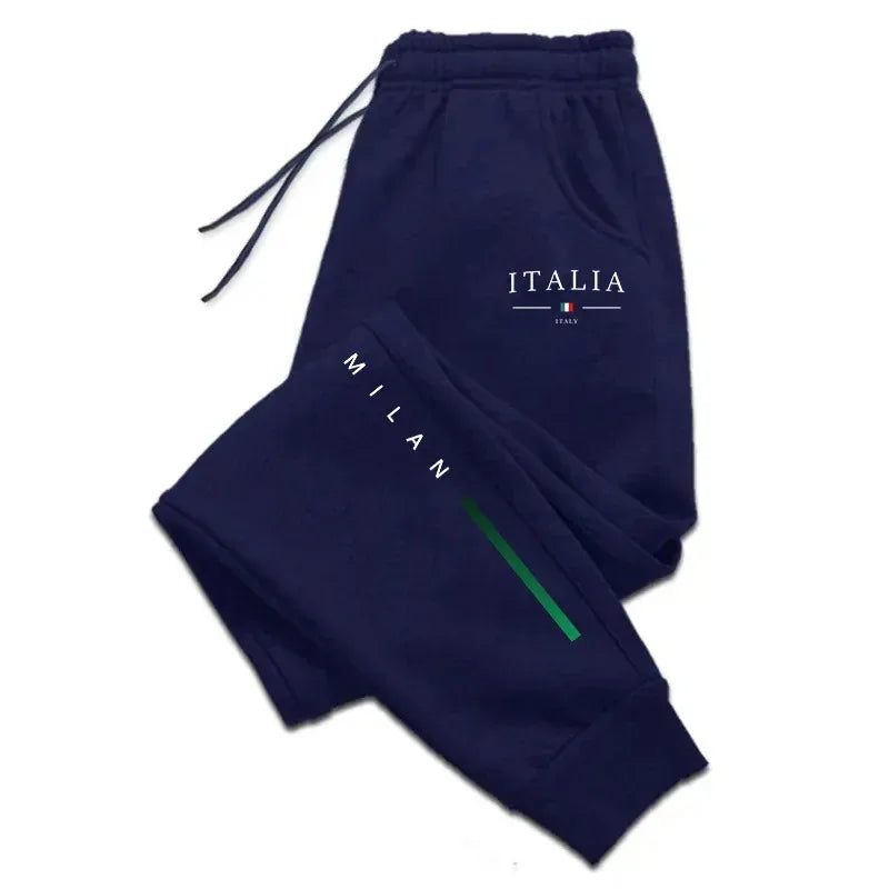 New in Mens Sweatpants Printed Casual Trousers Outdoors Fitness Sports Jogging Mens Pants Daily Running Pants Fashion Streetwear