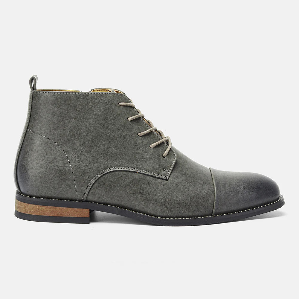 Boots Men Comfortable Fashion 2025 Brand Boots Leather