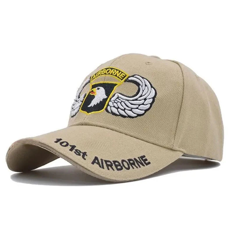 101 Airborne Baseball Cap Snapback Caps Outdoor Leisure Hip Hop Sun Hat adjustable Men Women Fishing Hunting Hats