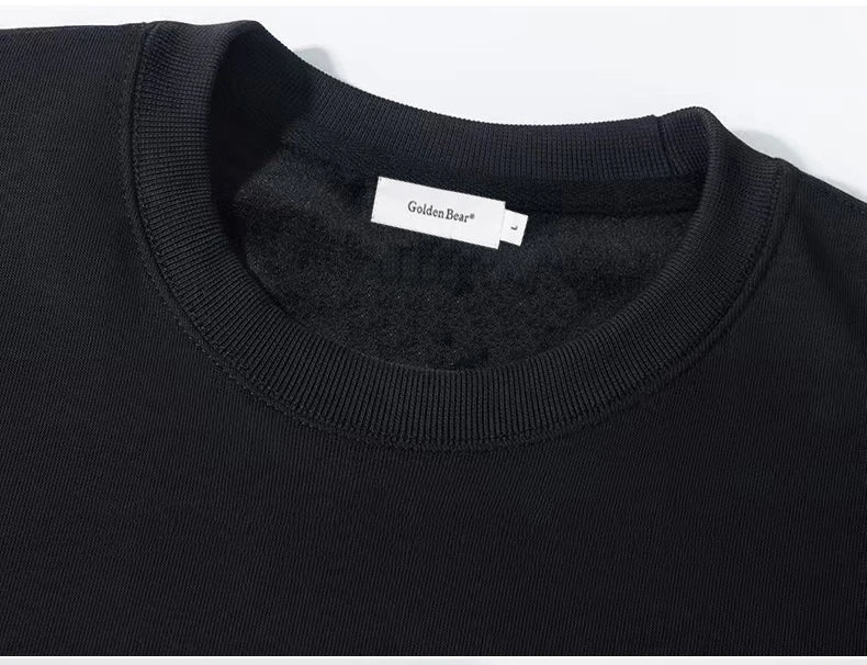 2024 Men's Golf Sweatshirts Autumn/Winter Golf Sweater Outdoor Leisure Round Neck Pullover Golf Wear with Thin Velvet