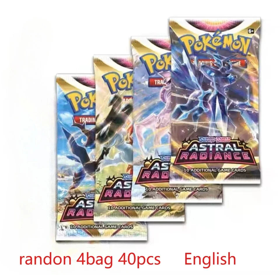 Pokemon Trading Cards 40 Pcs English PTCG Game Collection Strange Tree 151 SV4A Gift for Children
