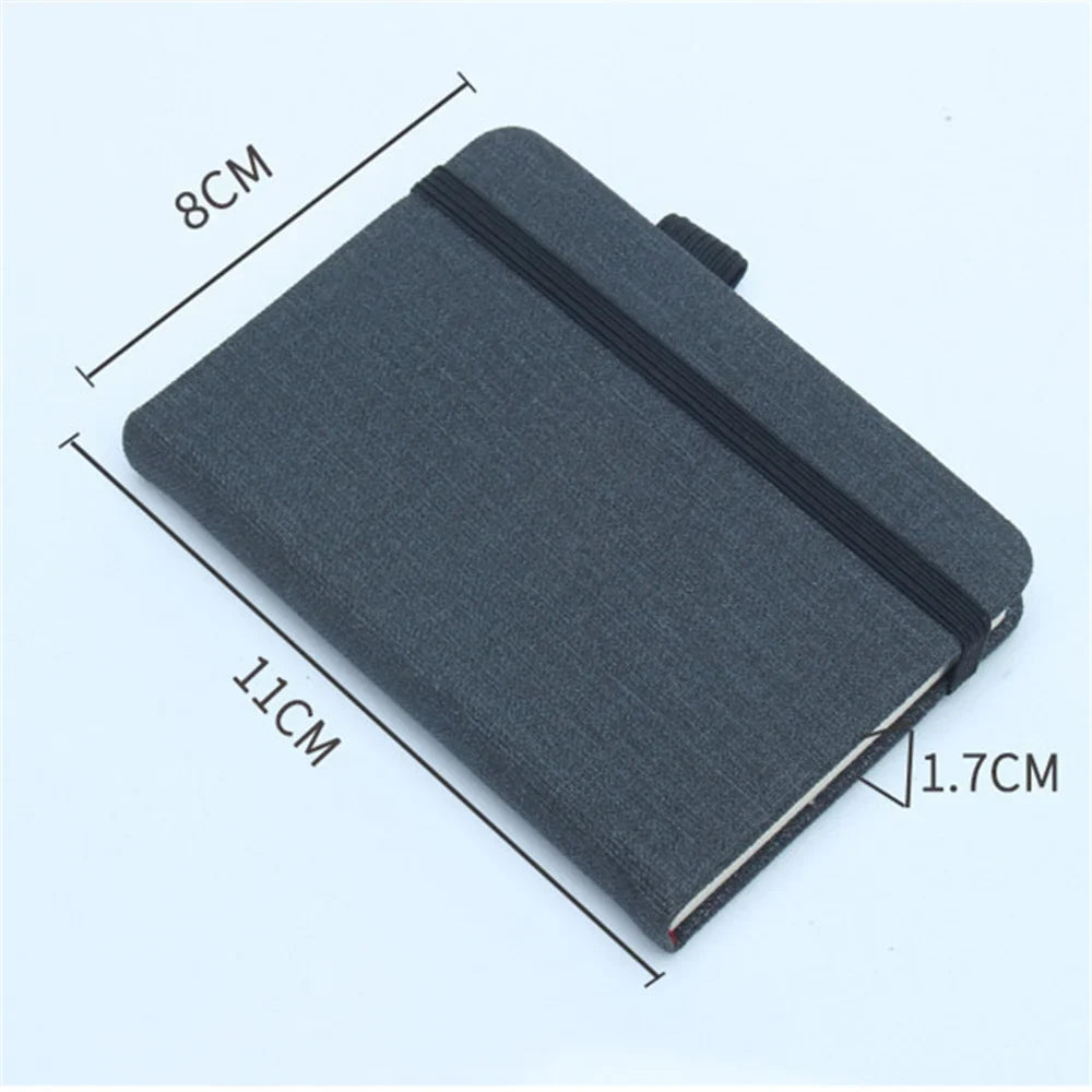 New A7 Mini Notebook Portable Pocket Blank Page Notepad Memo Diary Planner Agenda Note Book Office School Stationery Wholesale