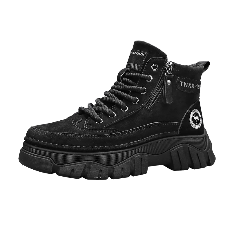 High-top boots, British workwear motorcycle shoes, versatile casual shoes, trendy outdoor shoes