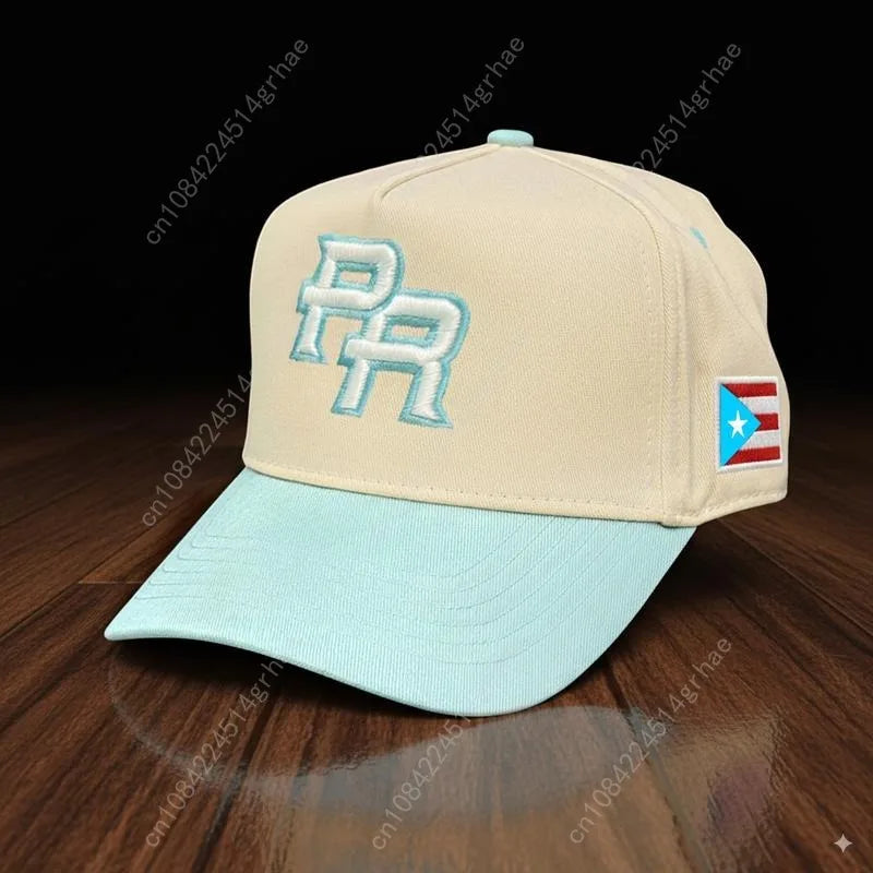 Puerto Rico Snapback Cotton Material Camouflage Brim PR Embroidered Adjustable Snapback Hat High Quality Outdoor Truck Hats