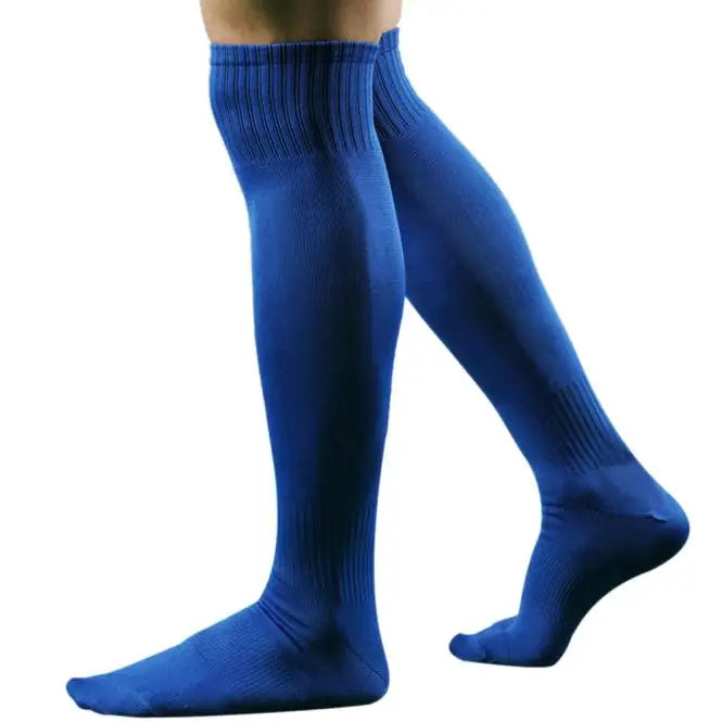 Football Socks Men'S Sports Soccer Socks Solid Color Over Knee Socks Casual Breathable Socks Men'S Training Socks Ball Socks