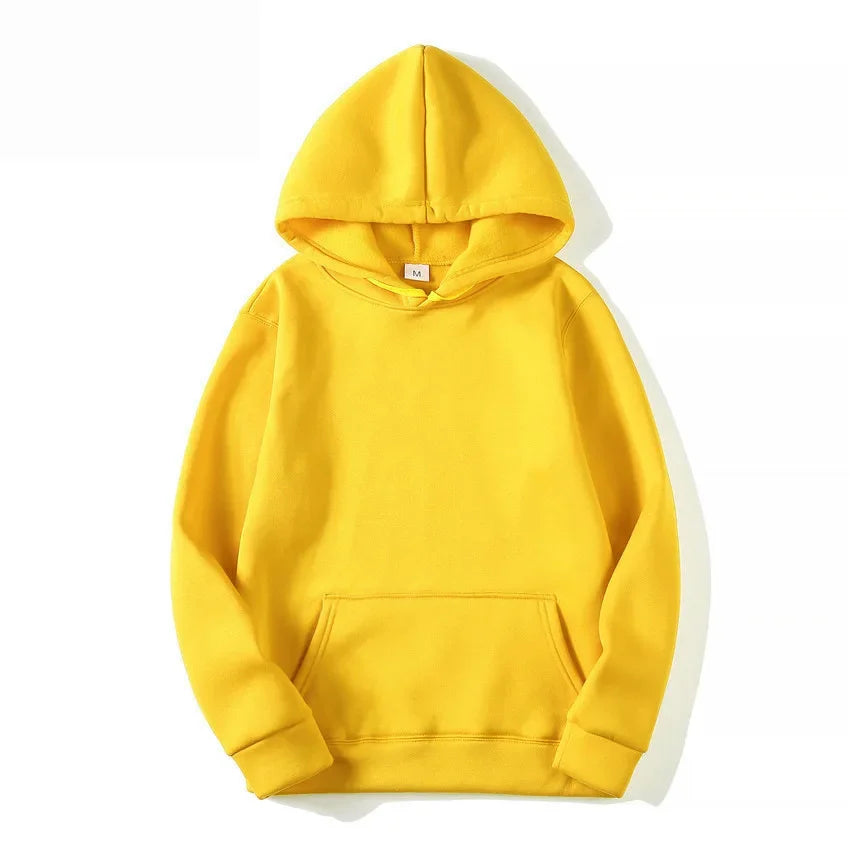 2026 Sweat-shirt chaud pour hommes et femmes, décontracté, couleur unie, Streetwear, pulls, Sport, Fitness, poche, multicolore
