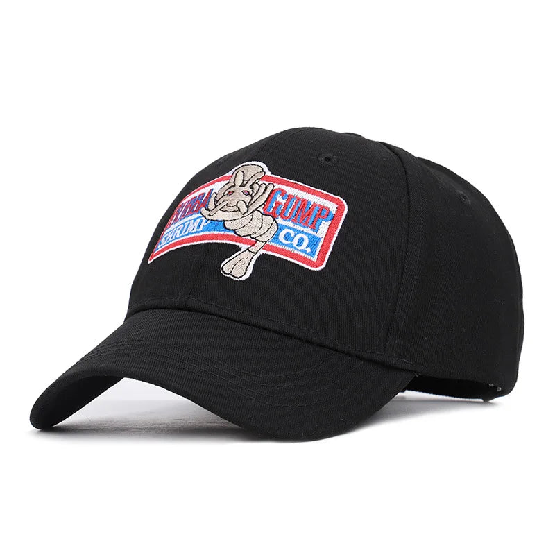 Baseball Caps Gump Shrimp CO. Snapback Hat Forrest Gump Costume Cosplay Embroidered Snapback Cap Unisex Summer Hats Adjustable
