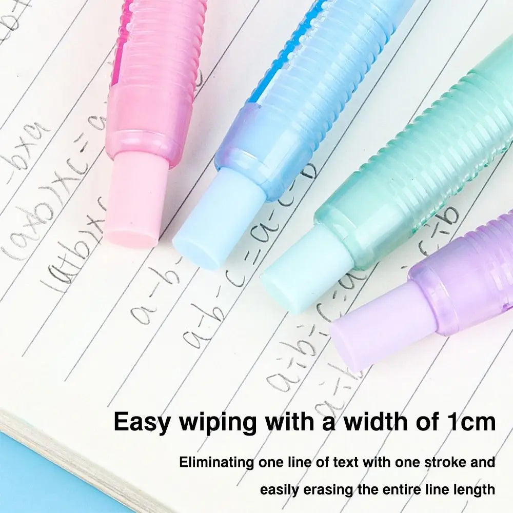 Creative with Replaceable Core Push-out Eraser Push-out Type Retractable Pencil Wiping Tool Correction Tool Home/Office