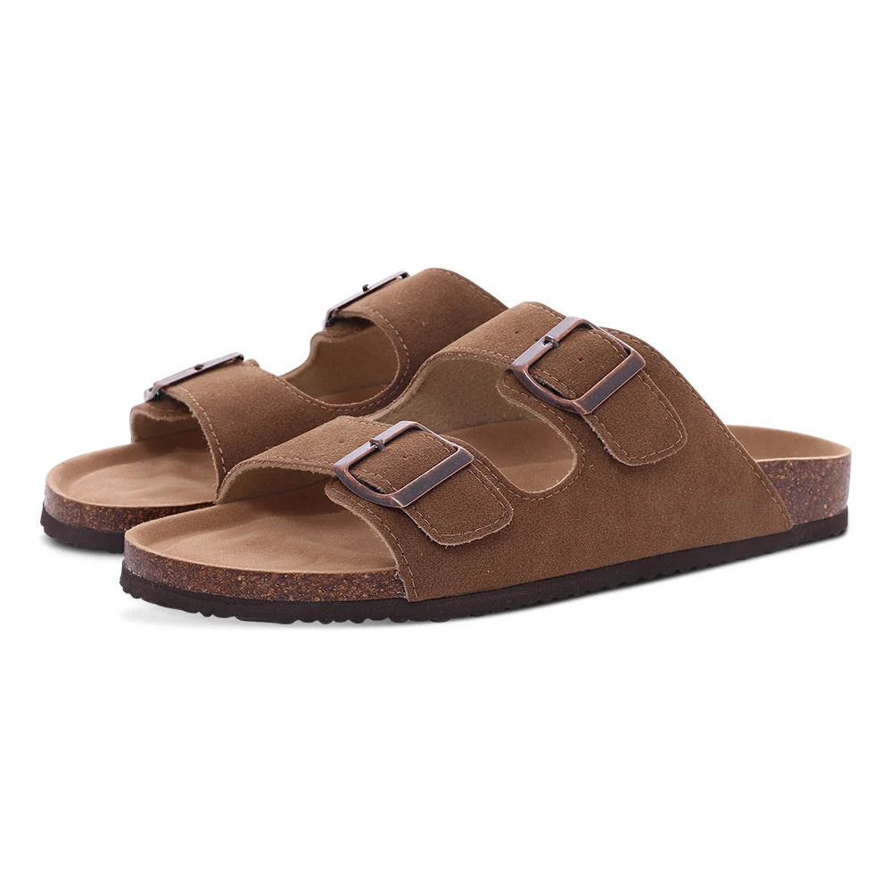 Pallene Women Classic Clogs Cork Footbed Slippers Slip-on Cork Sandals Feamle Unisex Beach Shoes Outdoor Men Mules And Clogs
