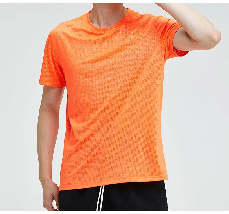 Men's Sports Shirts Sweatshirt Things for Gym Shirt Dry Fit Workout Yoga Tops Breathable Short Sleeves Undershirt Golf Wear Top