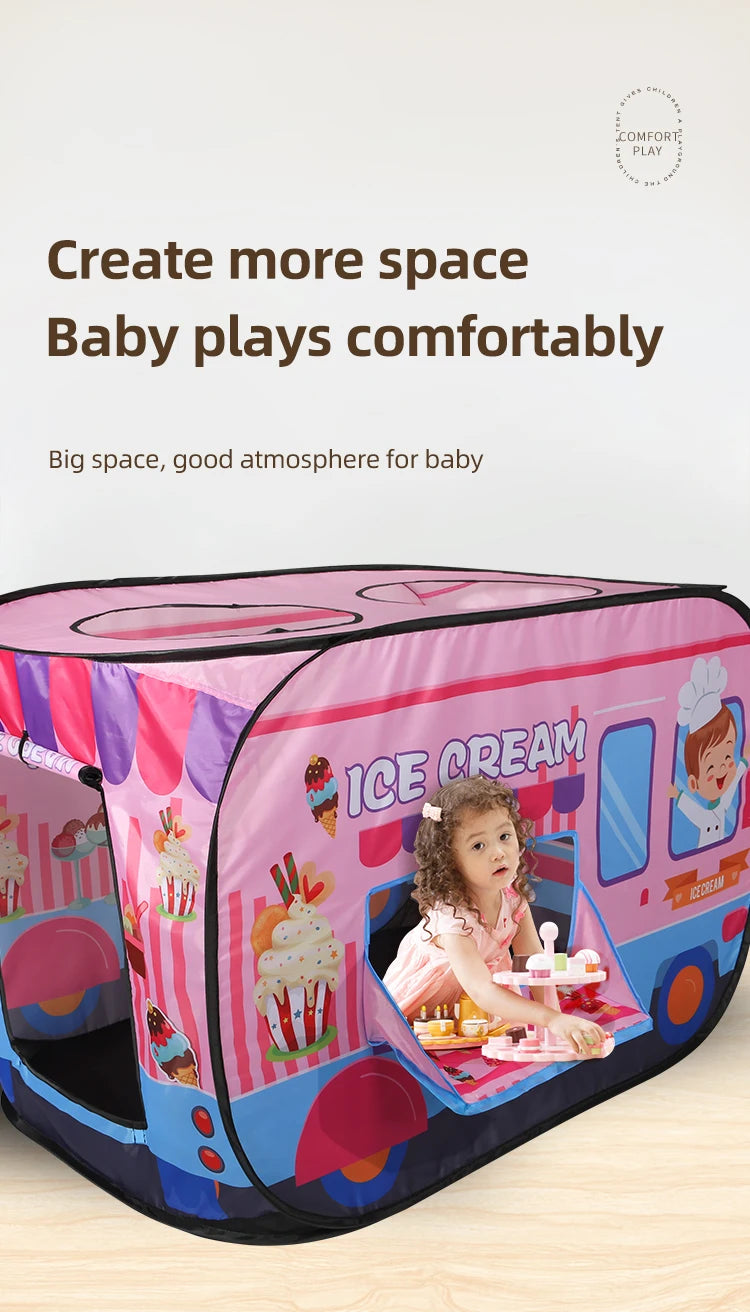 Children's Tent Game House Indoor and Outdoor No Installation Kindergarten Foldable Family Toy House