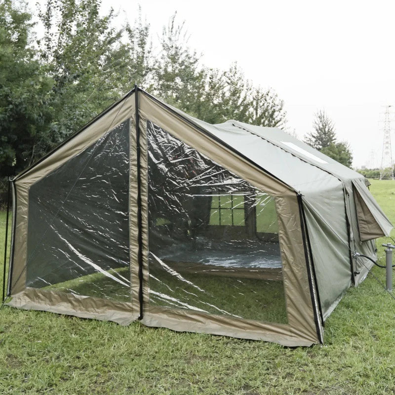 Air Tent, Inflatable Camping, Outdoor Fabric, Portable Inflatable Tent, Large High-quality House Tent，8.2 Square Meters