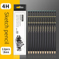 12 pcs/set Professional Sketch Drawing Pencil Set 4H 2H H HB 2B 4B 6B 8B 10B 12B 14B Painting Pencils Stationery Art Supplies