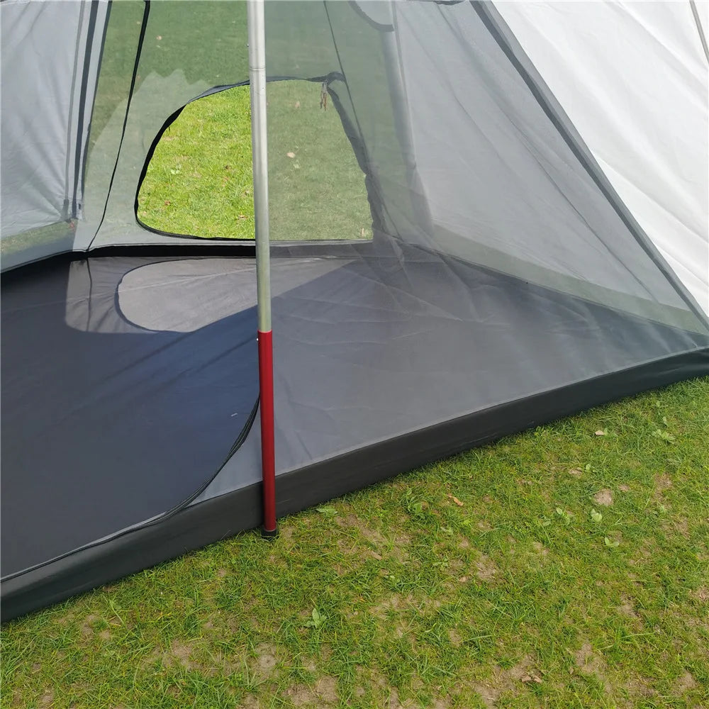 Pentagon and a half inner tent Tingxue 400 rodless portable pyramid camping outdoor tent