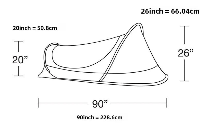 Tent Folding Bed Sunshade Tourism Outdoor Camping Hiking Mountaineering Outdoor Camping Single Tactical Tent Rainproof Boat