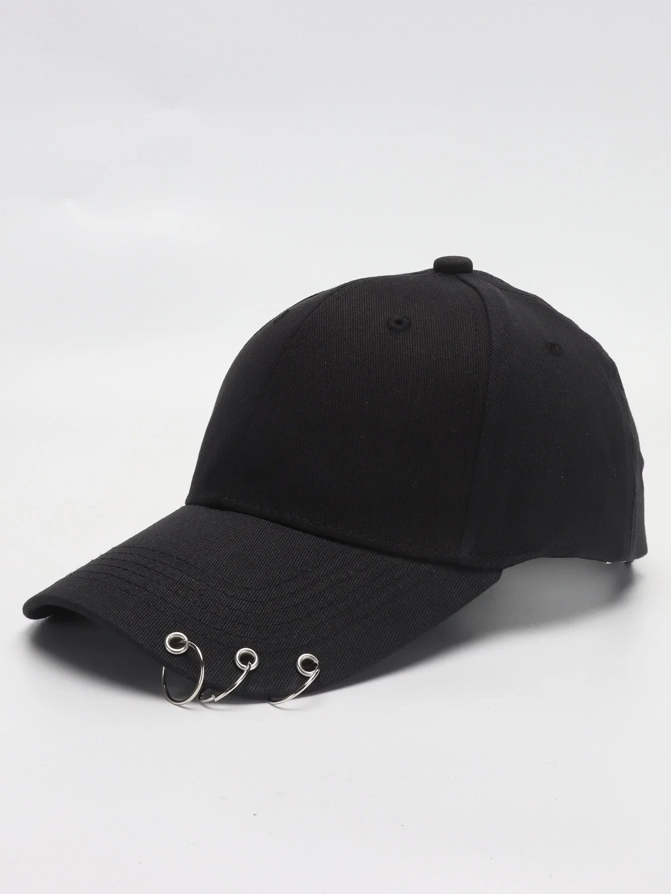 Hip Hop Women's Baseball Cap With Ring Circle Snapback Hats For Men Women Unisex Dad Hat Adjustable Kpop Korean Style Gorra