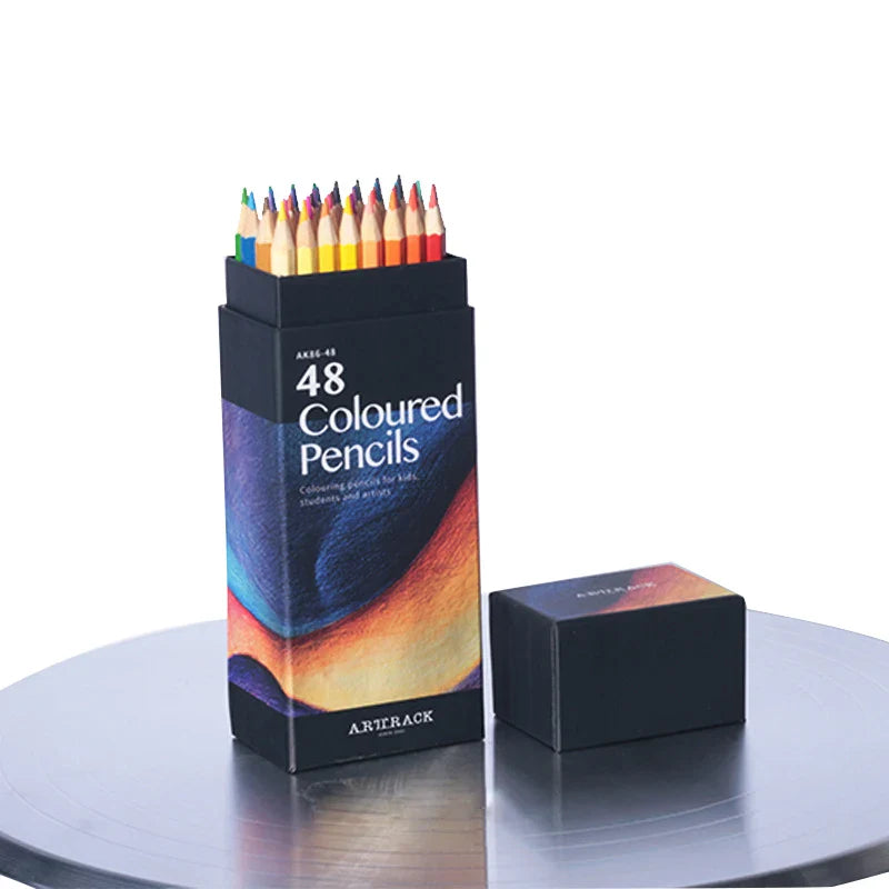 Wood Watercolor Pencil 12/24/36/48/72 Colors Professional Oil Water Soluble Colored Pencils For Draw Sketch School Art Supplies