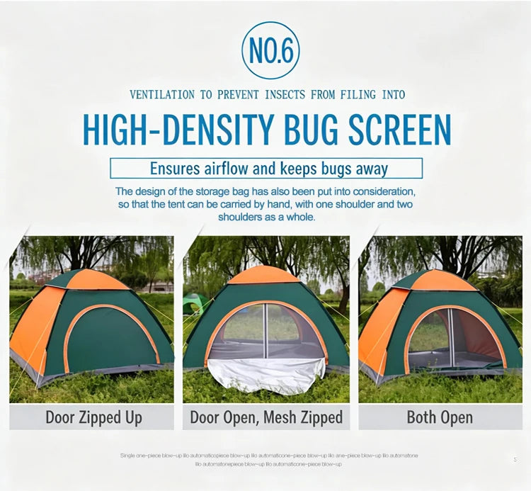 1/2 Person Tent For Outdoor Camping,Hiking,And Biking - Includes Footprint,Waterproof,Windproof,Packs Light And Compact,