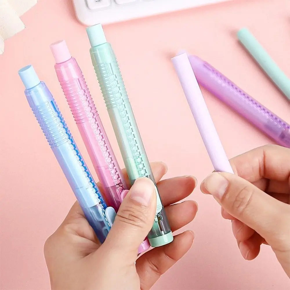 Creative with Replaceable Core Push-out Eraser Push-out Type Retractable Pencil Wiping Tool Correction Tool Home/Office