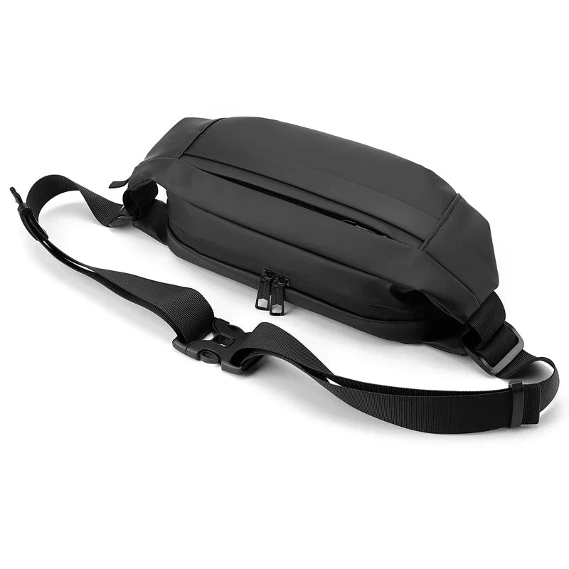 Quality Nylon Chest Pack Fashion Business Men Waist Bag 2024 New Male Fanny Pack Phone Bag Leisure Travel Shoulder Crossbody Bag