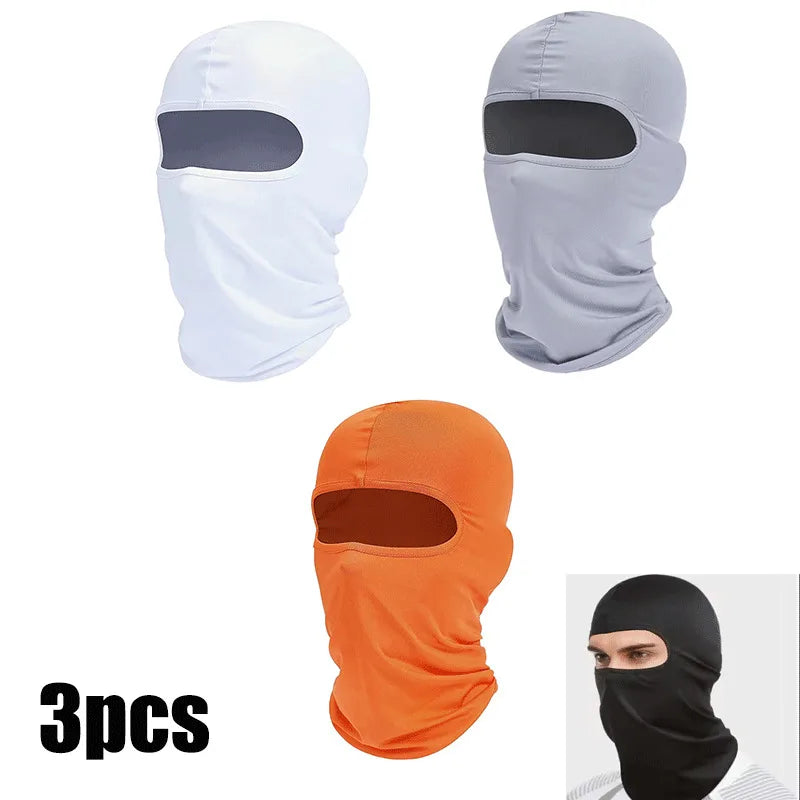 1/3pcs Ski Mask for Men Full Face Mask Balaclava Black Ski Masks Covering Neck Gaiter