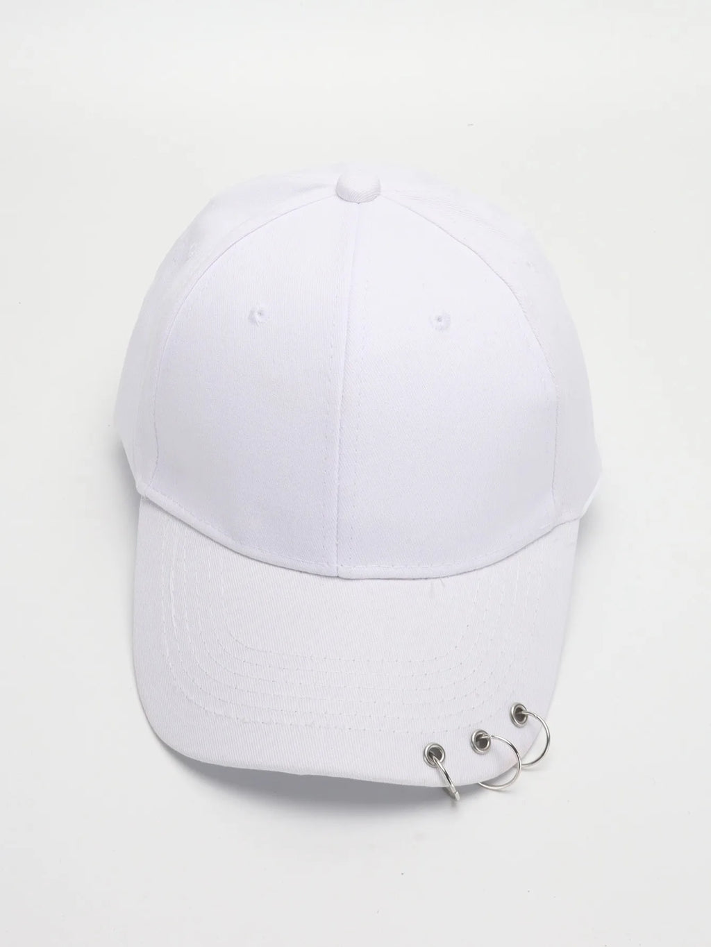 Hip Hop Women's Baseball Cap With Ring Circle Snapback Hats For Men Women Unisex Dad Hat Adjustable Kpop Korean Style Gorra