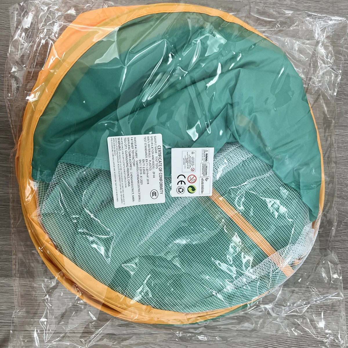 Tent House Green Foldable Portable Children's Game House Toy