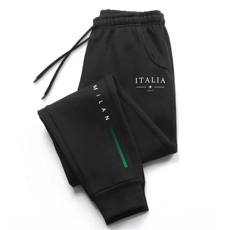 New in Mens Sweatpants Printed Casual Trousers Outdoors Fitness Sports Jogging Mens Pants Daily Running Pants Fashion Streetwear