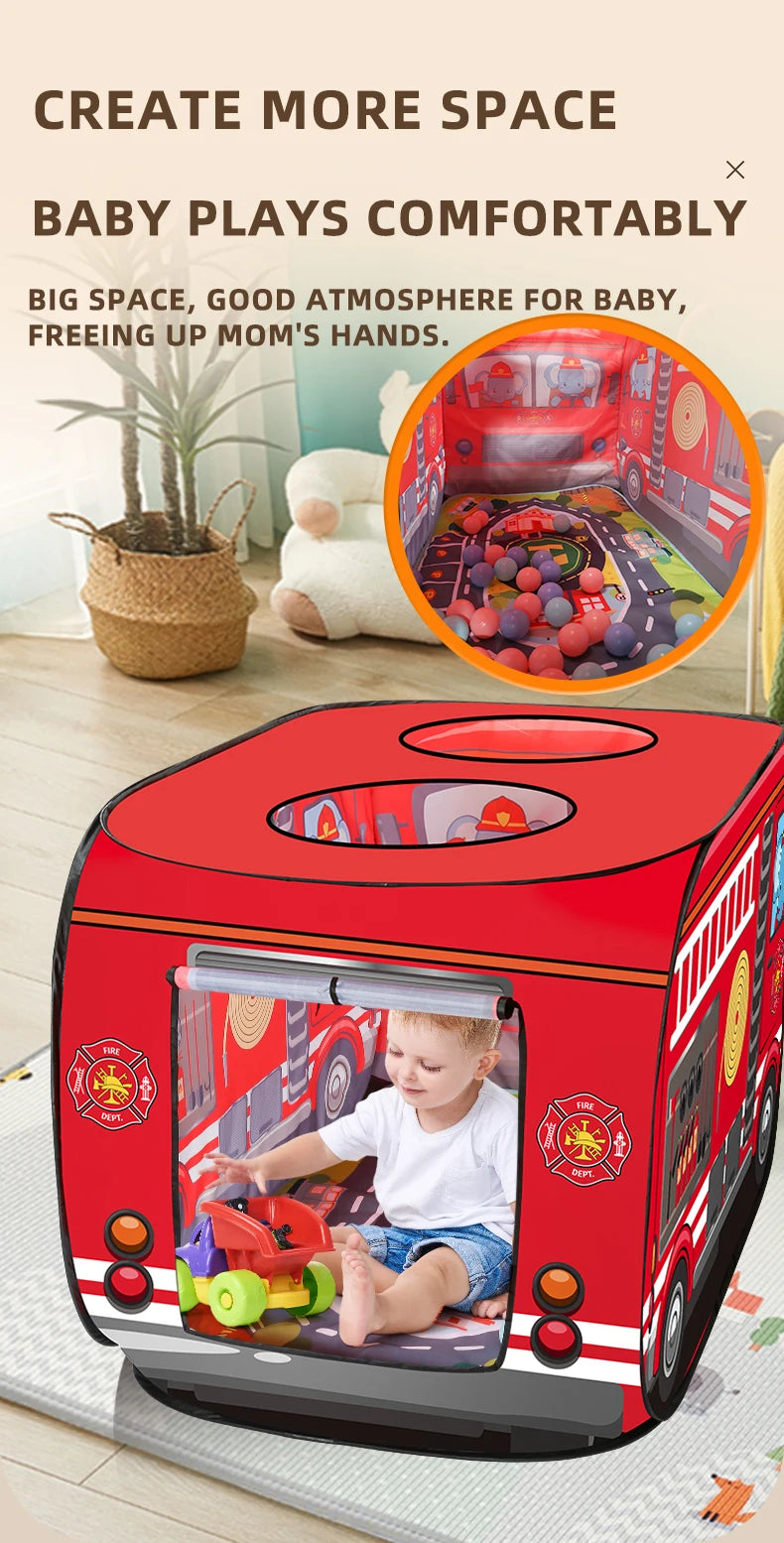 Children's Tent Game House Indoor and Outdoor No Installation Kindergarten Foldable Family Toy House