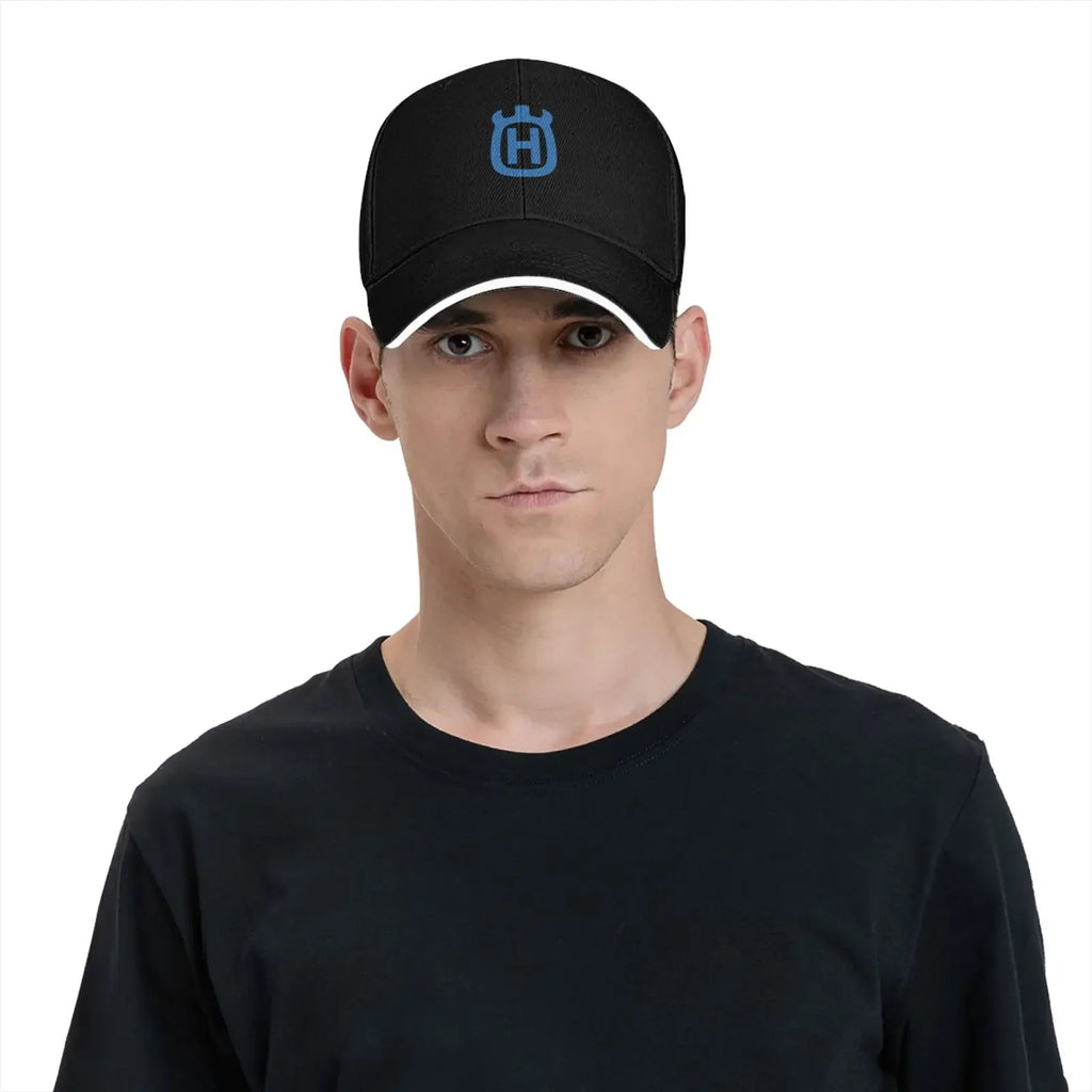 Husqvarna Print Baseball Caps Unisex Adjustable Sandwich Hat Vintage Outdoor Summer Travel Sun Snapback Cap Outlet