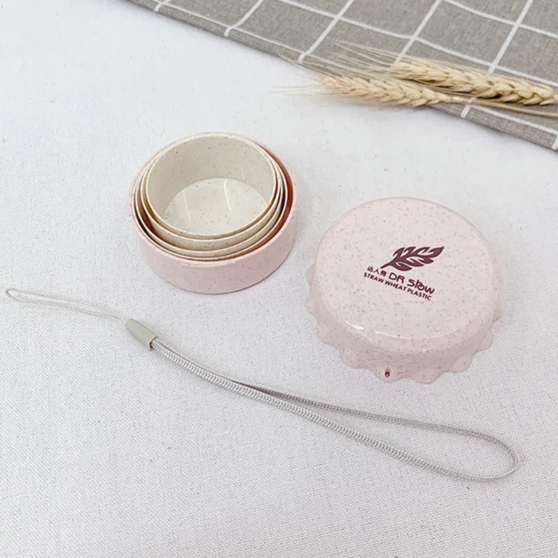Portable Folding Cup Student Eco-friendly Material Foldable Mug Coffee Cups Travel Folding Glass Water Bottle Bivouac Glasses