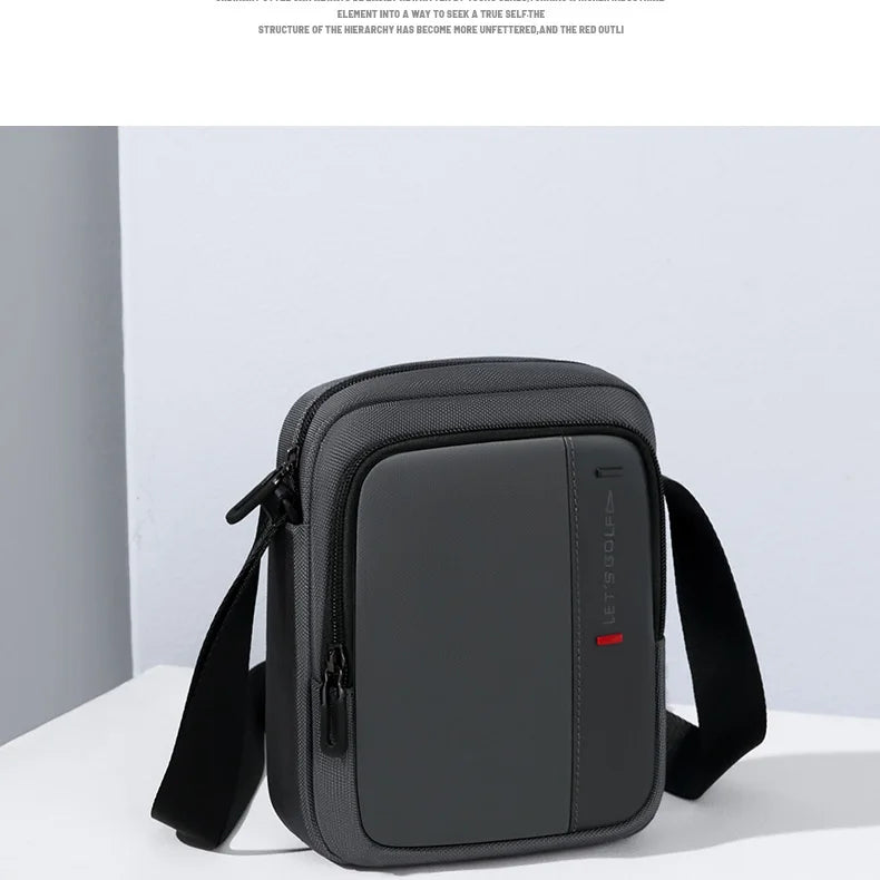 GOLF Cross Bag Man Nylon Shoulder Boston Crossbody Bags Men Mini Sling Messenger Cell Phone Waterproof Pouch Oxford Compartments