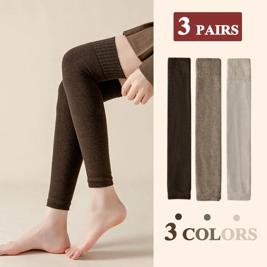 Thick Stockings Women Socks Warm Winter Over Knee High Hold Up Sexy Slim Ladies Girls Halloween Gift 7 Colors 1 Pairs Hot Sale