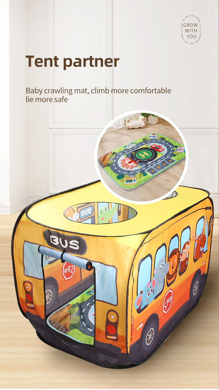 Children's Tent Game House Indoor and Outdoor No Installation Kindergarten Foldable Family Toy House