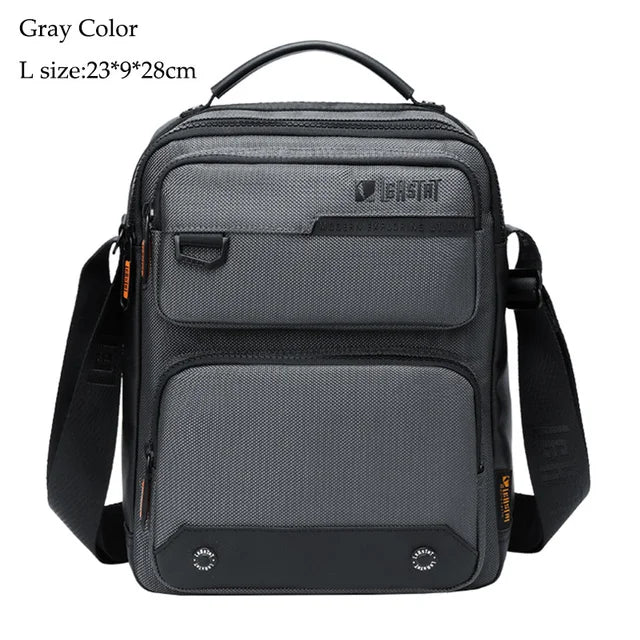 Men Multifunctional Fashion Anti-theft Shoulder Bag Travel Waterproof Oxford Crossbody Sling Bag Casual Messenger Pack For Male