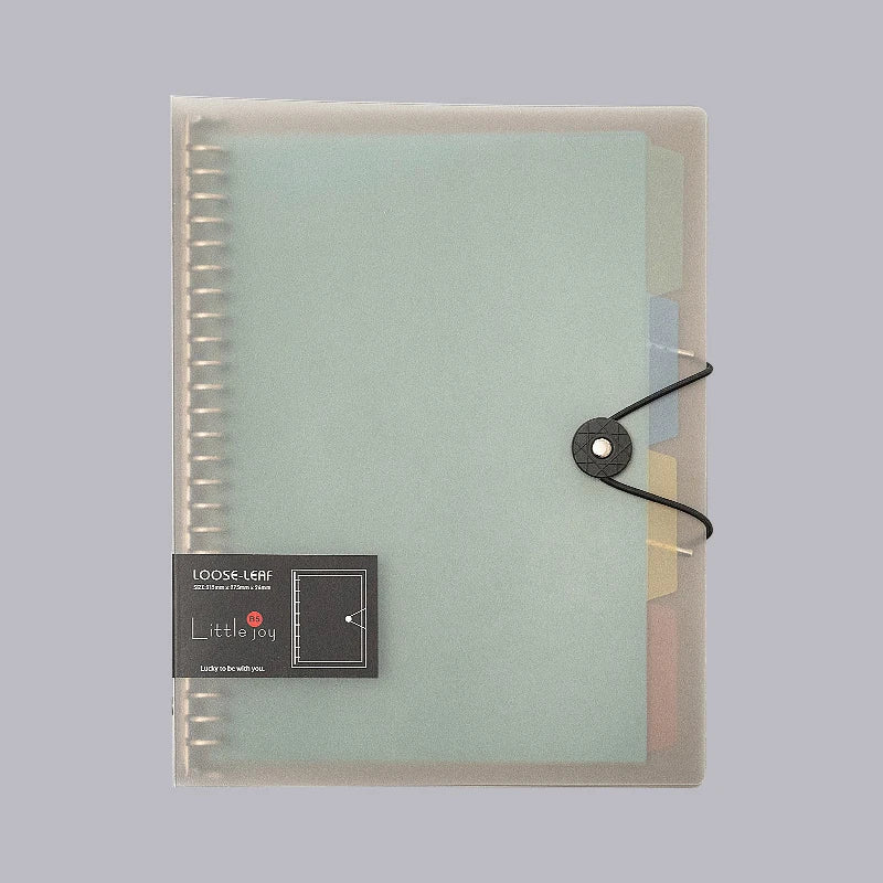 A5 A4 B5 matte adhesive loose strap loose notebook paper planner inner ring file cabinet materials stationery gift traveler
