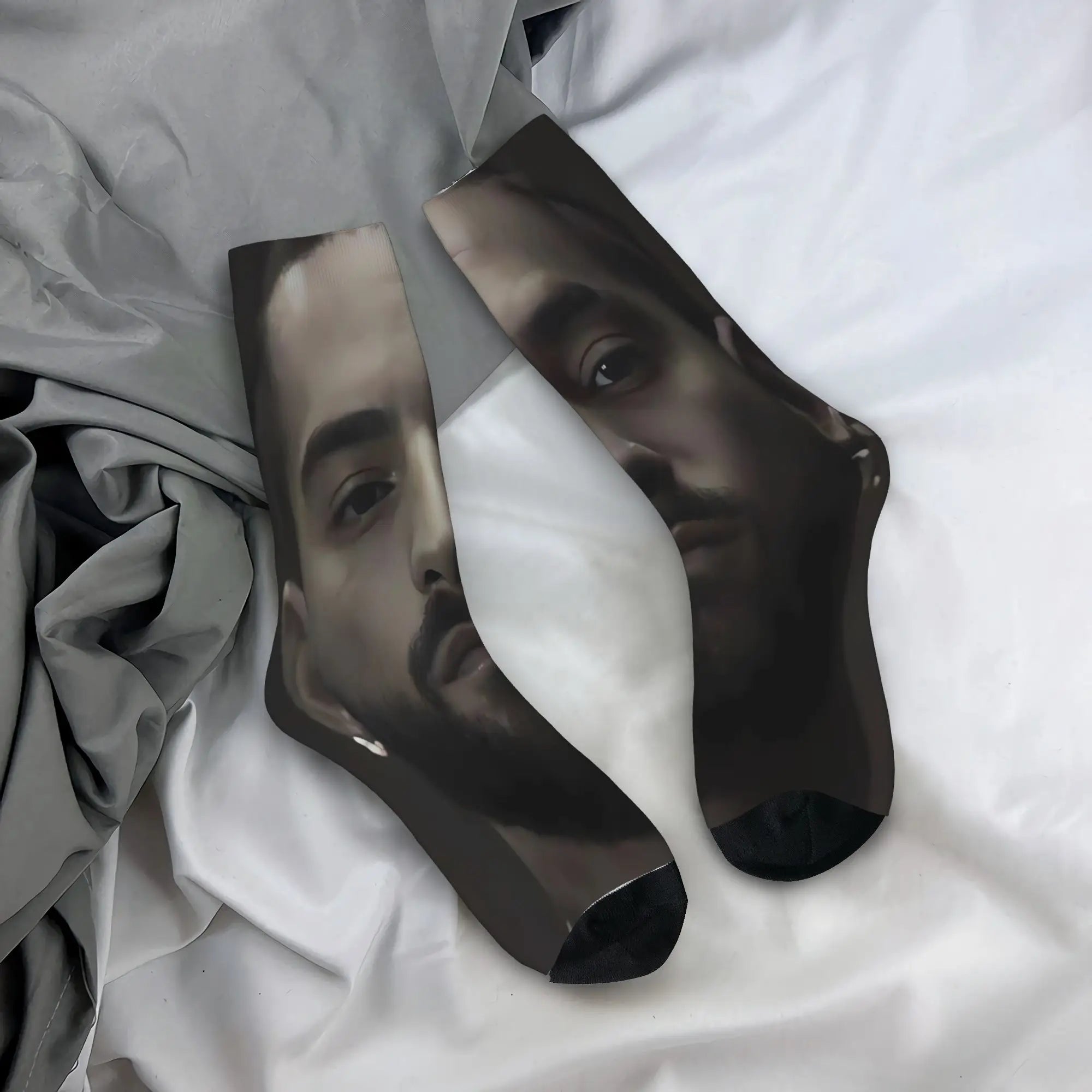 Maluma Rapper Socks  Anti Slip Stockings Women Men Comfortable Outdoor Socks Winter Fashion Graphic Socks