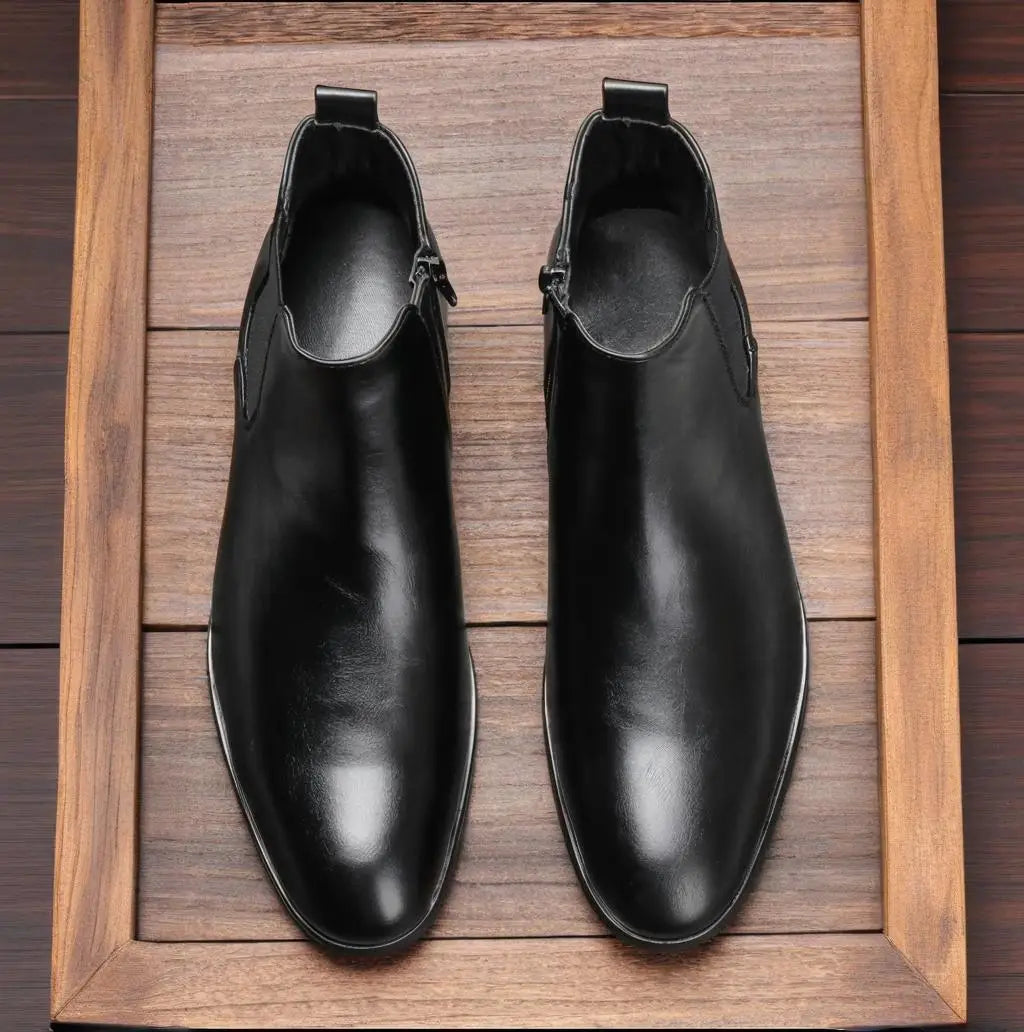 Boots Men Comfortable Brand Fashion 2026 Boots Leather