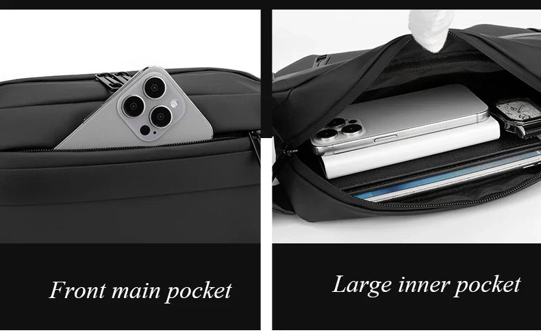 Multifunctional Men's Sport Travel Shoulder Crossbody Bag Organizer Husband Trend Handbag Sling Bag Outdoor Chest Bag for Men