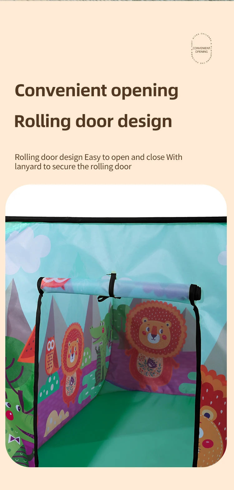 Children's Tent Game House Indoor and Outdoor No Installation Kindergarten Foldable Family Toy House