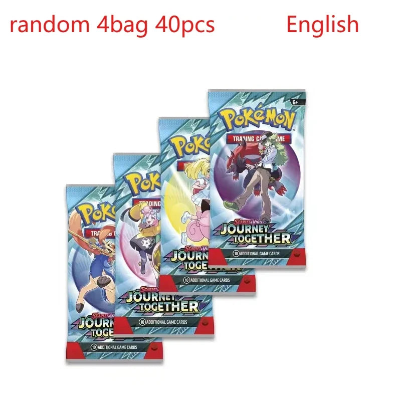 Pokemon Trading Cards 40 Pcs English PTCG Game Collection Strange Tree 151 SV4A Gift for Children