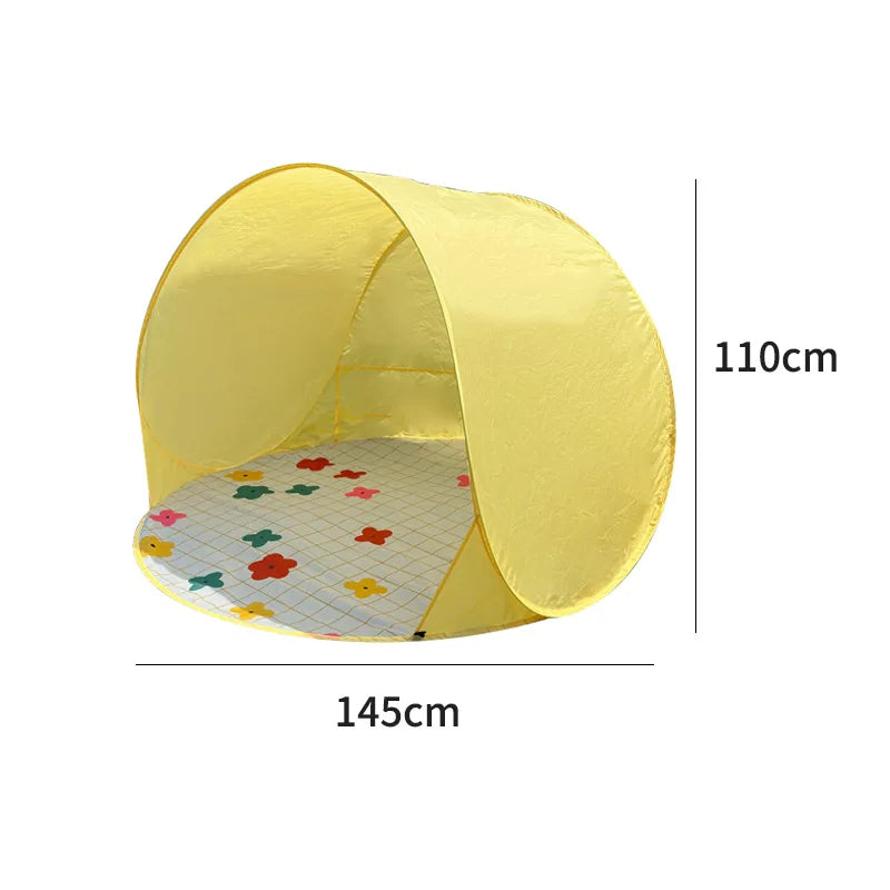 2026 Outdoor Camping Picnic Quick Setup Tent Summer Portable Ins Style Beach Up Tent Easy Install Sun Shelter Travel