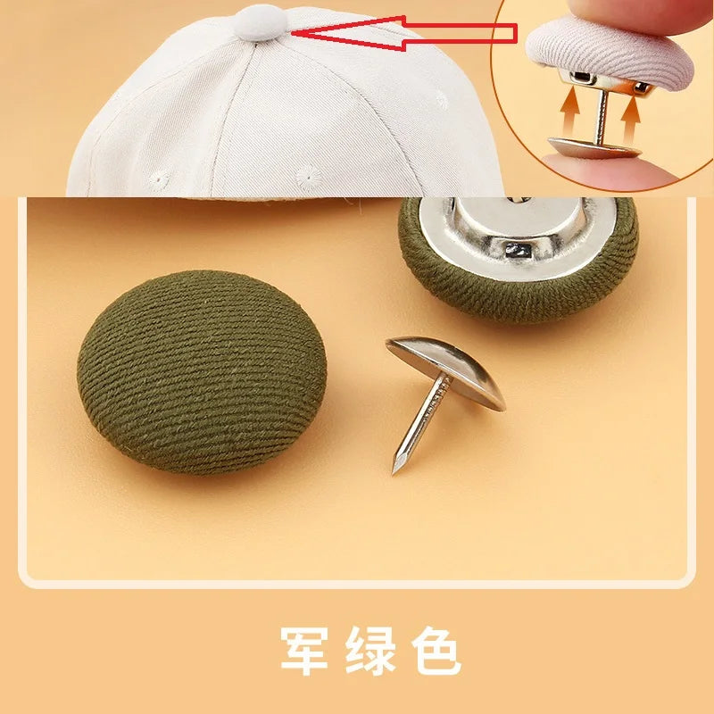 1 Pair Colorful Snapback Hats Replacement Strap - 6 Colors Plastic Fastener Baseball Cap Extender Snap Rich Colors