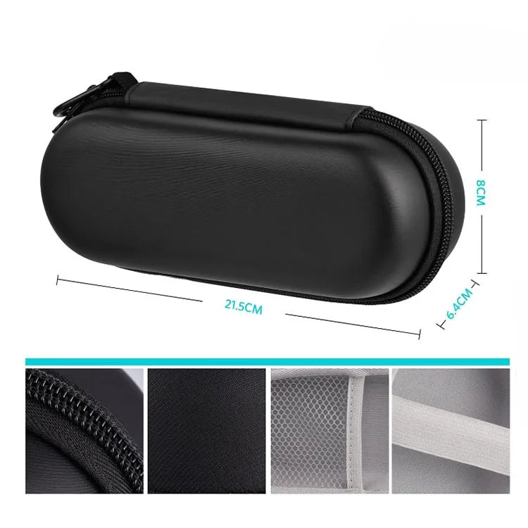 Electric Toothbrush Travel Accessories - Portable Storage Box with Accessory Compartment - Shockproof Storage - Includes Toothbr