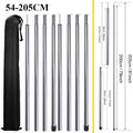Tent Poles Camping Poles for Tarp Awning Canopy Shelter Sun Sail Tarpaulin Headroom Galvanized Steel Adjustable Telescoping Rods