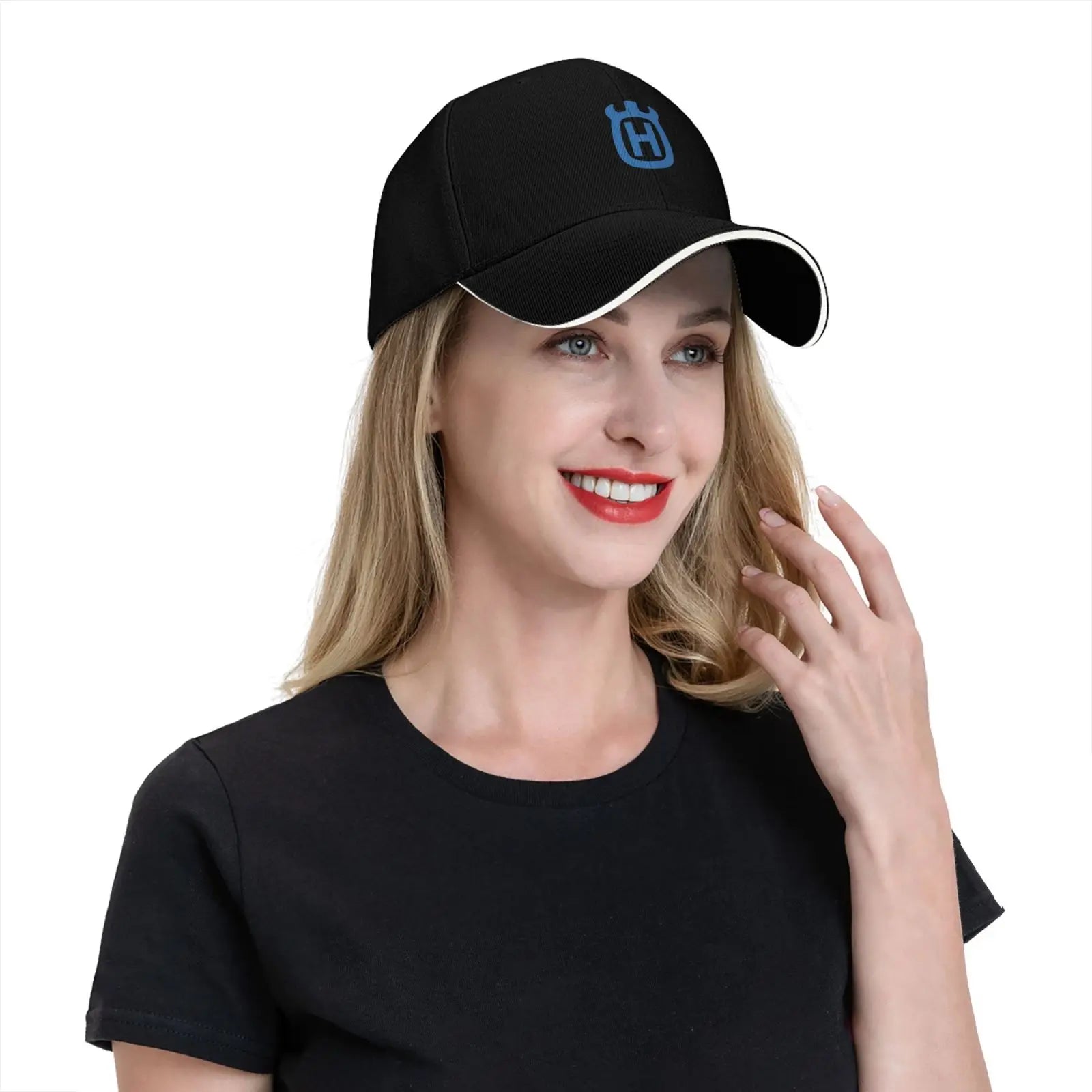 Husqvarna Print Baseball Caps Unisex Adjustable Sandwich Hat Vintage Outdoor Summer Travel Sun Snapback Cap Outlet