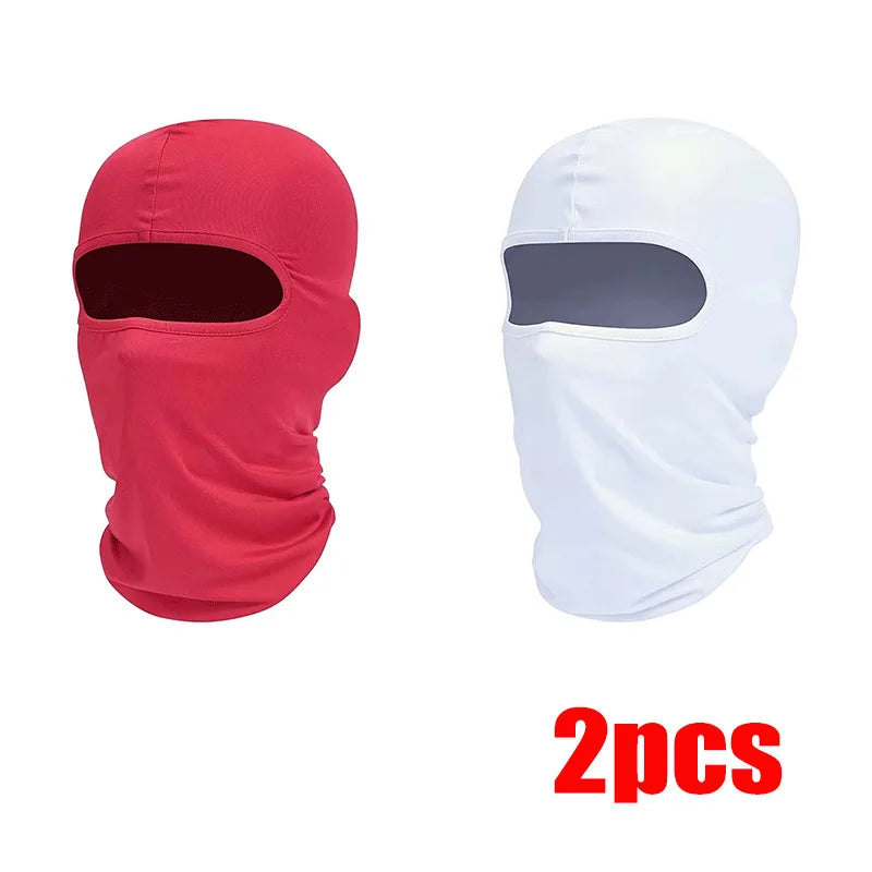 1/2pcs Ski Mask for Men Full Face Mask Balaclava Black Ski Masks Covering Neck Gaiter