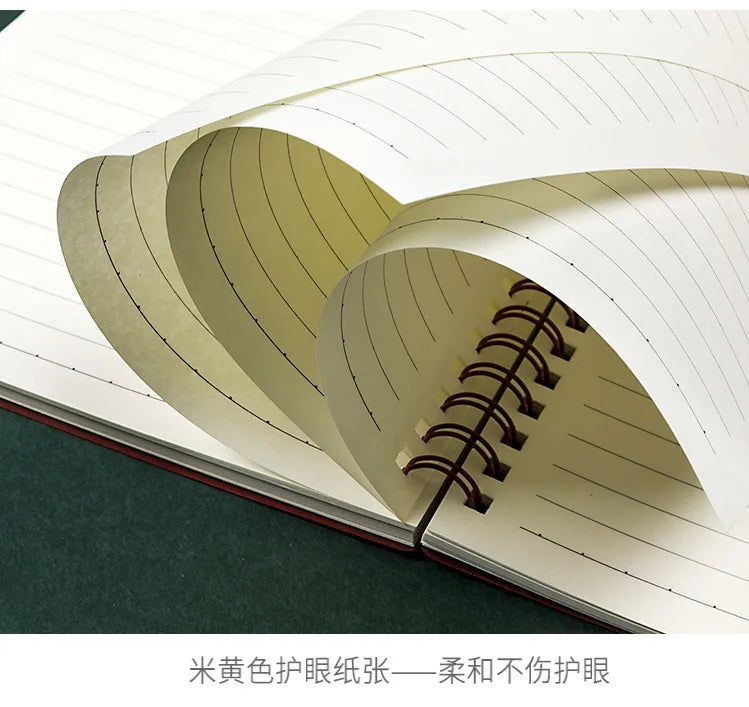 A5/B5/A6 Classical PP Coil Line Grid Spiral Notebook Journals Morandi Basic Diary Weekly Planner Book School Stationery