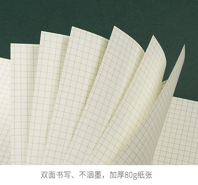A5/B5/A6 Classical PP Coil Line Grid Spiral Notebook Journals Morandi Basic Diary Weekly Planner Book School Stationery